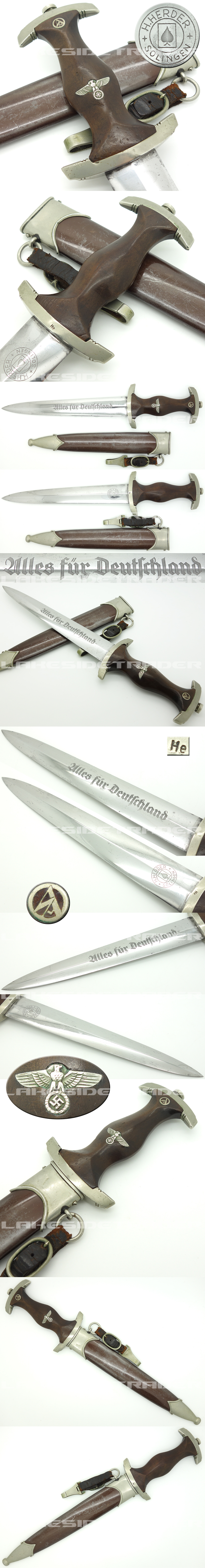 Early SA Dagger by H. Herder