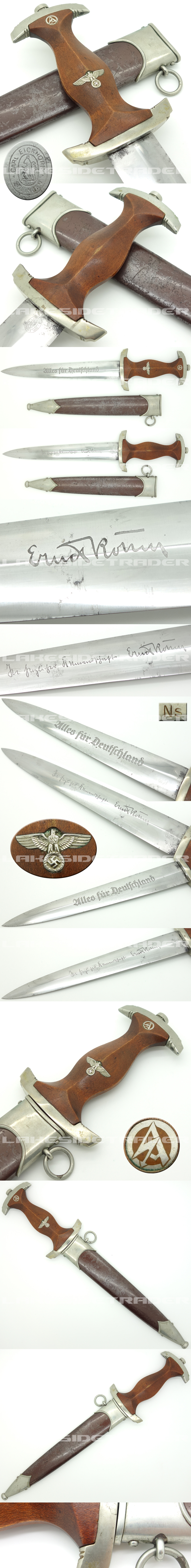 Full Röhm - SA Dagger by Carl Eickhorn