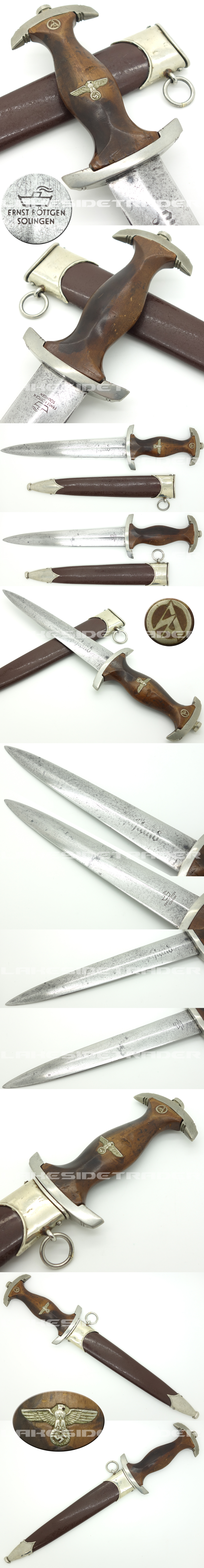 Rare - Early SA Dagger by Ernst Röttgen