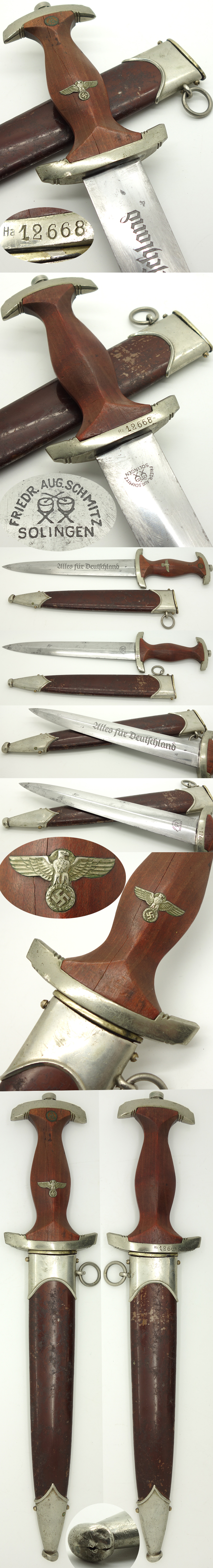 Early Friedr. Aug. Schmitz SA Dagger