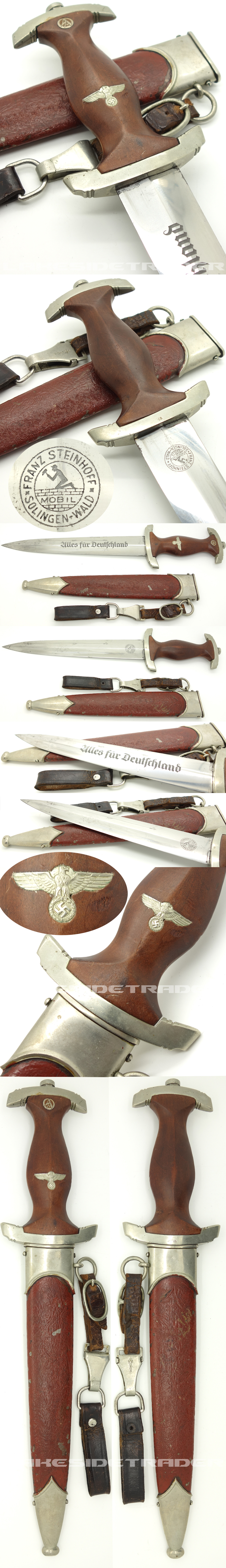 Early SA Dagger by Franz Steinhoff