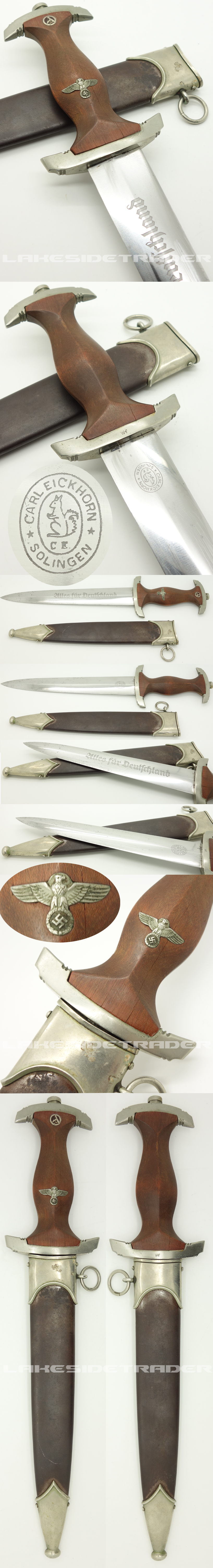 Earliest SA Dagger by Eickhorn