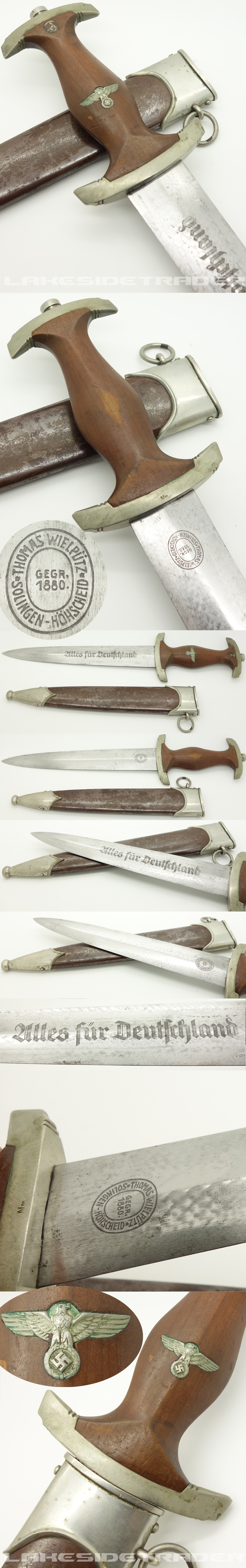 Early SA Dagger by Thomas Wielputz with a unique blade