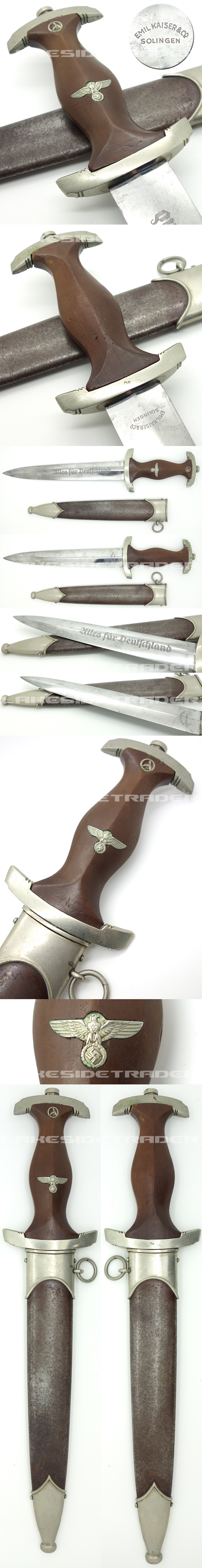 RARE - Early SA Dagger by Emil Kaiser & Co
