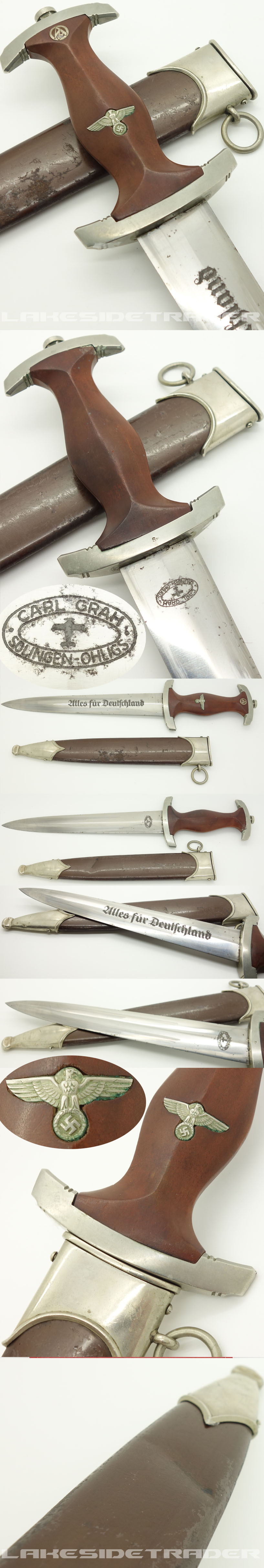 Rare Early SA Dagger by Carl Grah