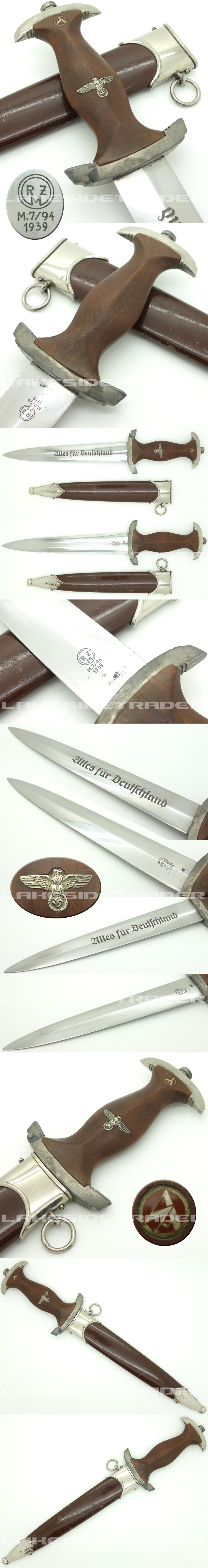 SA Dagger by RZM M.7/94 1939