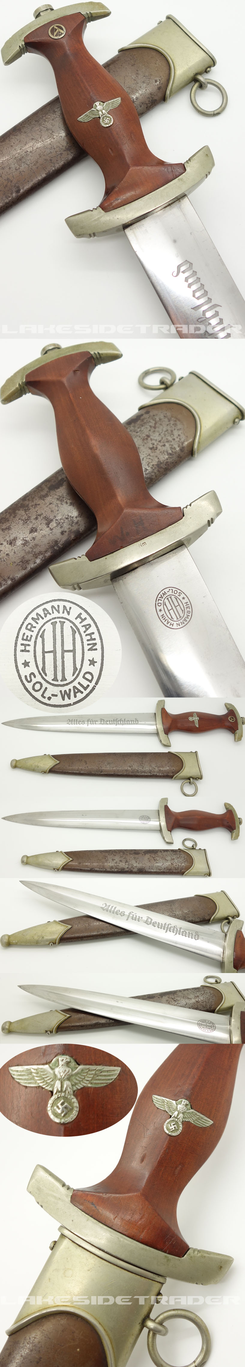 Early SA Dagger by Hermann Hahn