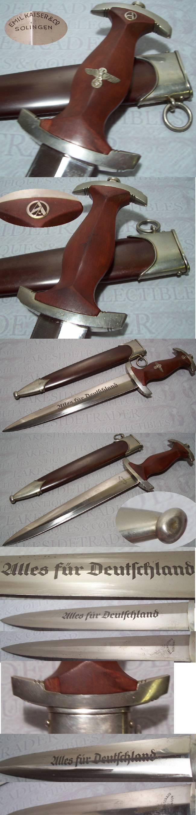 Early SA Dagger by Emil Kaiser & Co