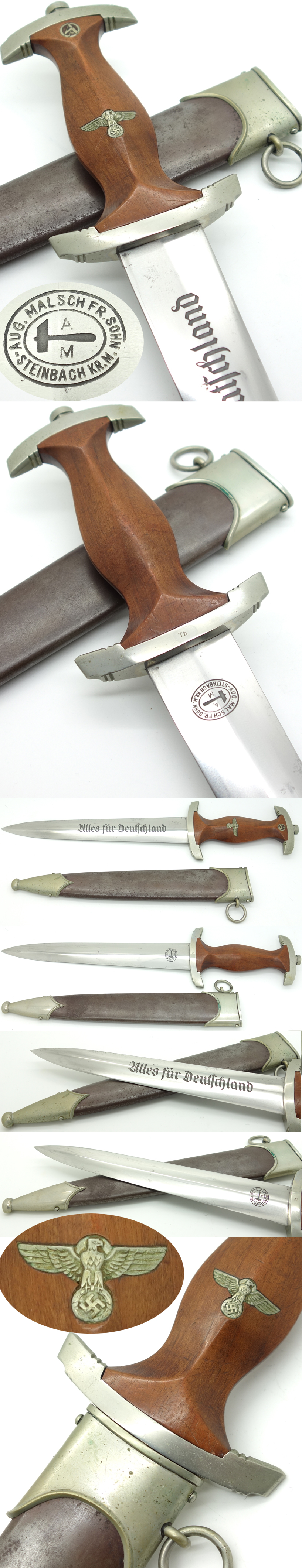 Rare Early SA Dagger by August Malsch