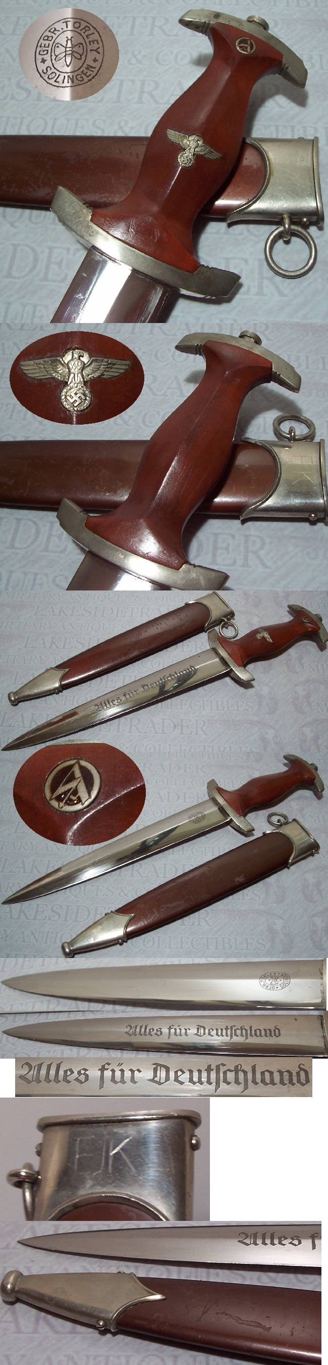 Early SA Dagger by Gebr. Torley