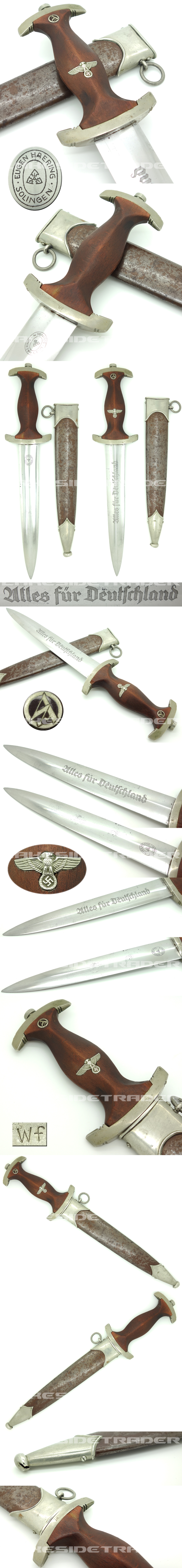 Rare - Early SA Dagger by Eugen Haering