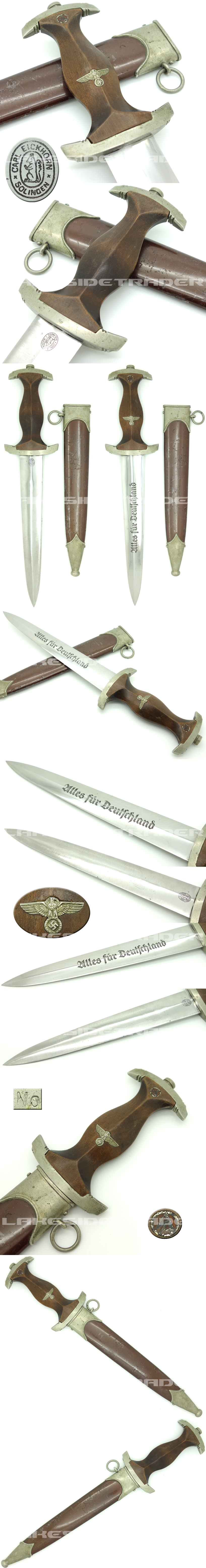 SA Ground Röhm Dagger by Carl Eickhorn