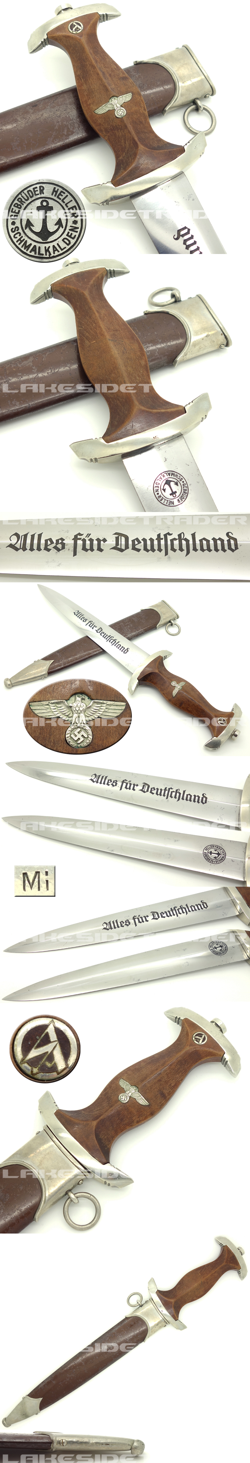 Early SA Dagger by Gebrüder Heller