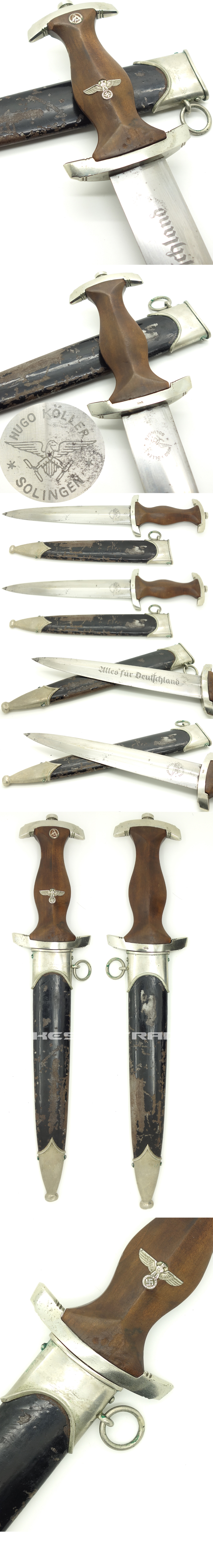 Early NSKK Dagger by Hugo Köller