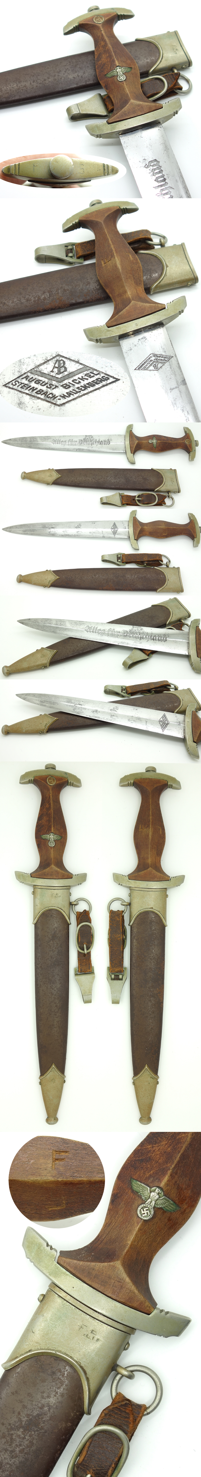 Early Personalized August Bickel SA Dagger