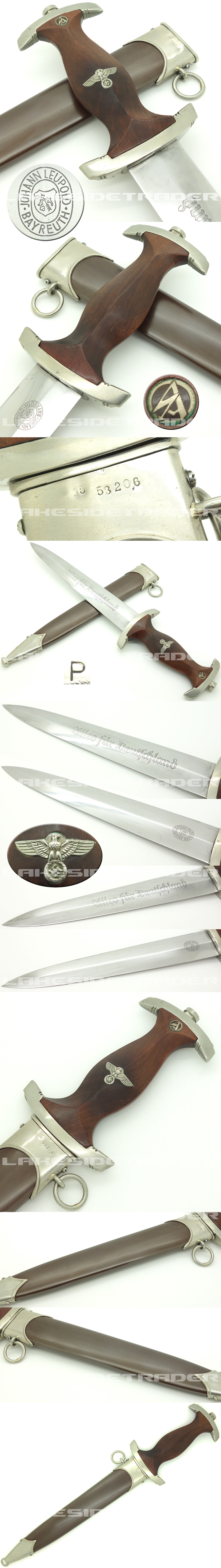 SA-Brigade Numbered - Early SA Dagger by Johann Leupold