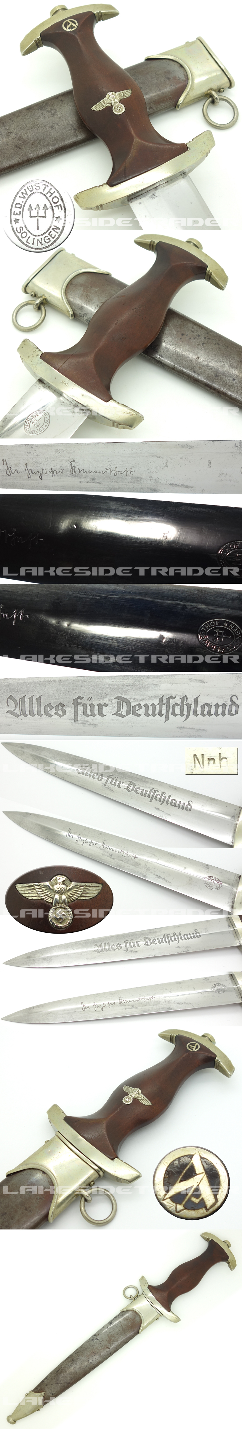 Partial Röhm - SA Dagger by Ed. Wüsthof