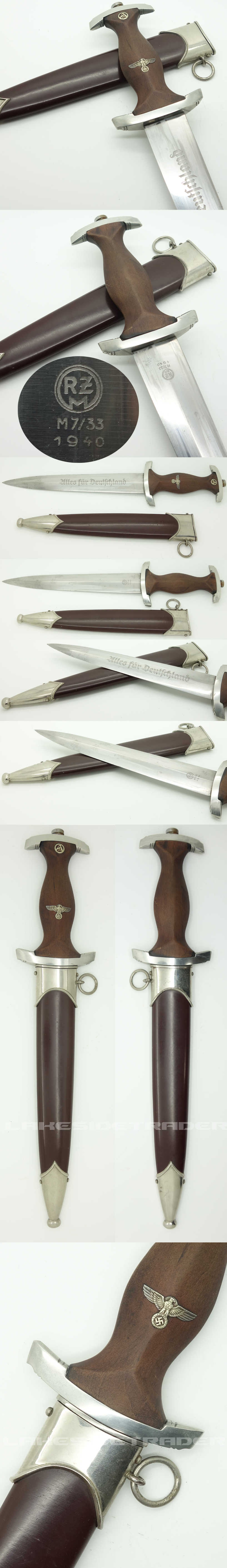  SA Dagger by RZM M7/33 (F W. Holler)