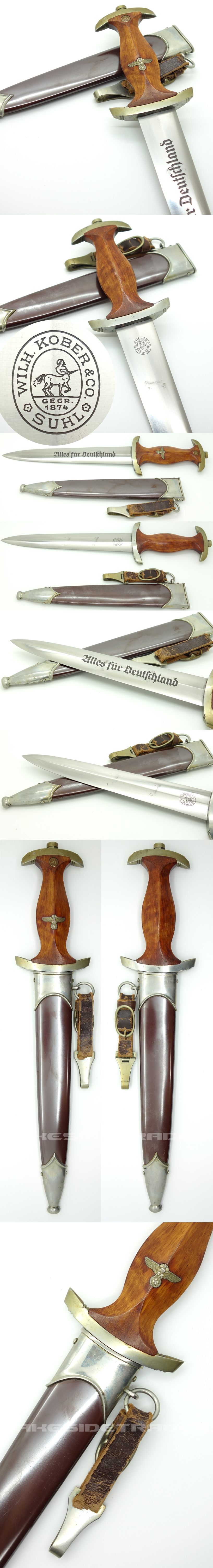 Early Wilhelm Kober SA Dagger