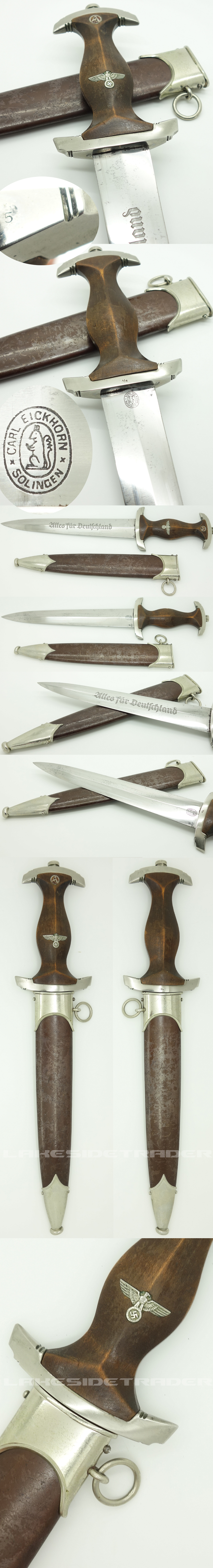 SA Ground Rohm Dagger by Carl Eickhorn