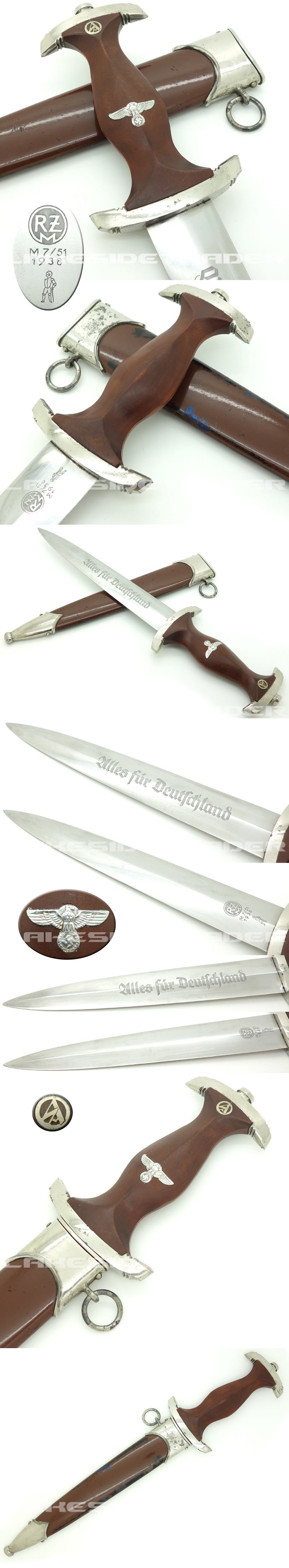 Transitional SA Dagger by A. Wingen 1938