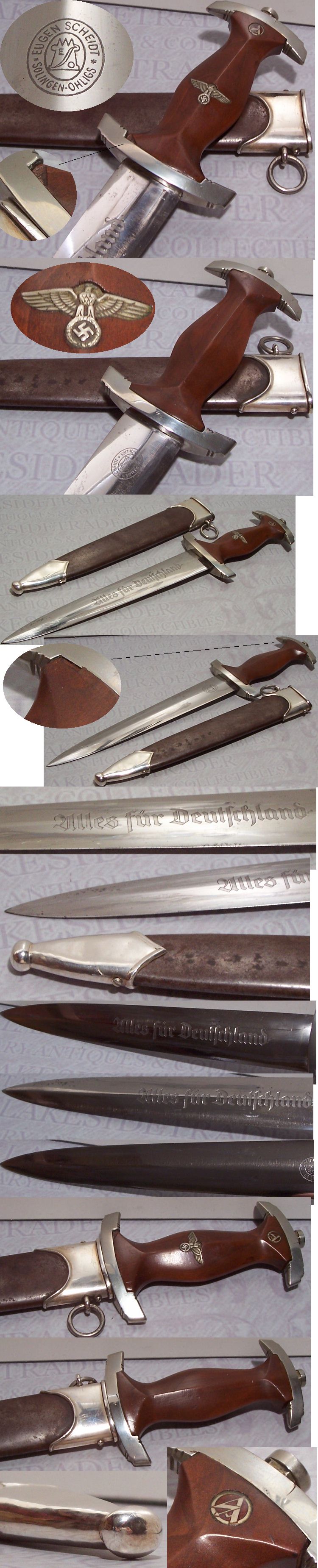 Early SA Dagger by Eugen Scheidt