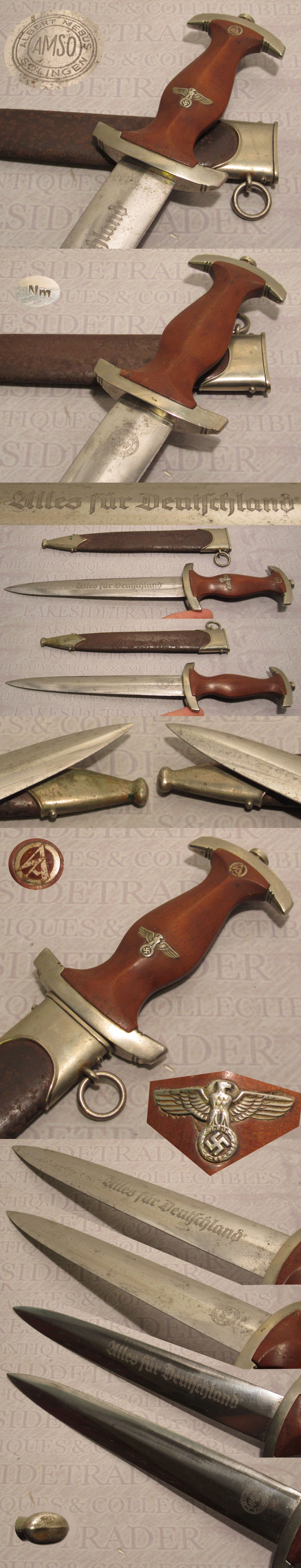 Early SA Dagger by AMSO Albert Mebus