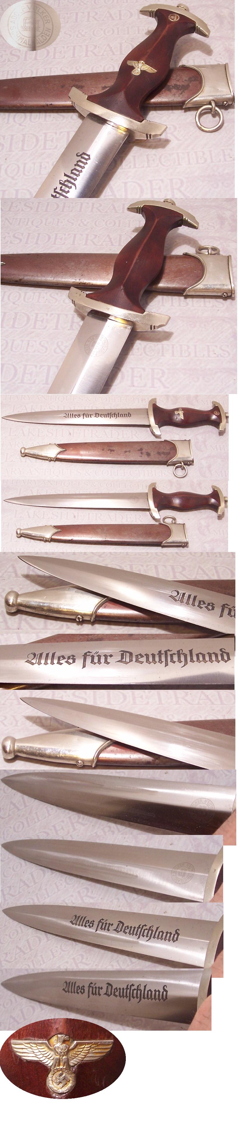 Early SA Dagger by Adolf Volker