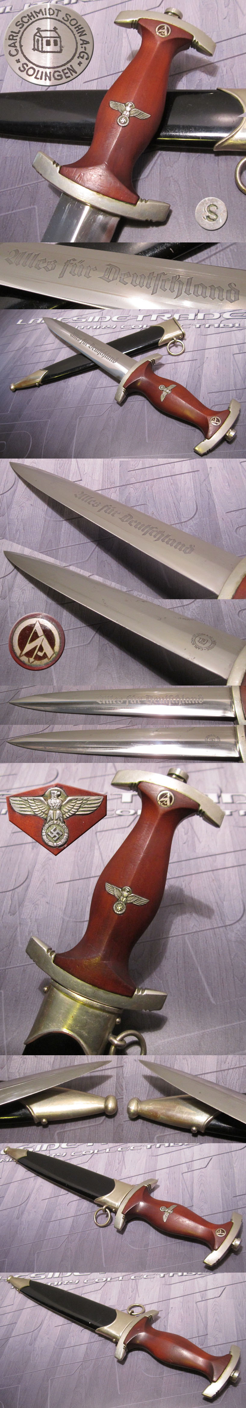 Early Carl Schmidt Sohn NSKK Dagger