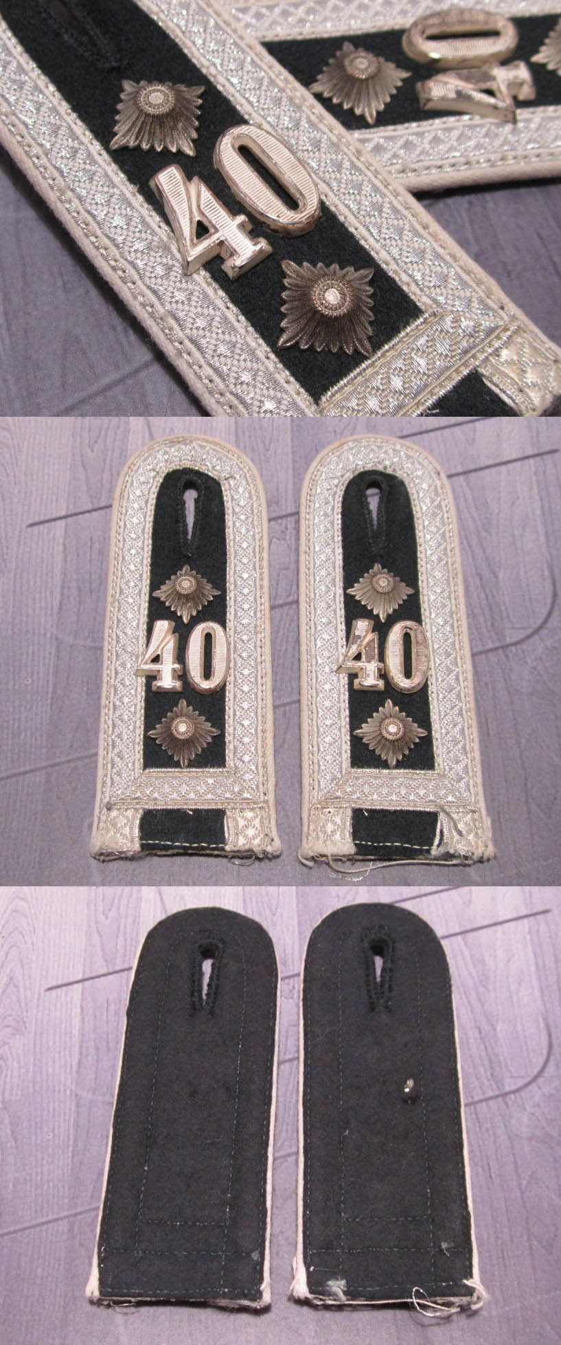 Army Infantry Oberfeldwebel's Shoulder Boards