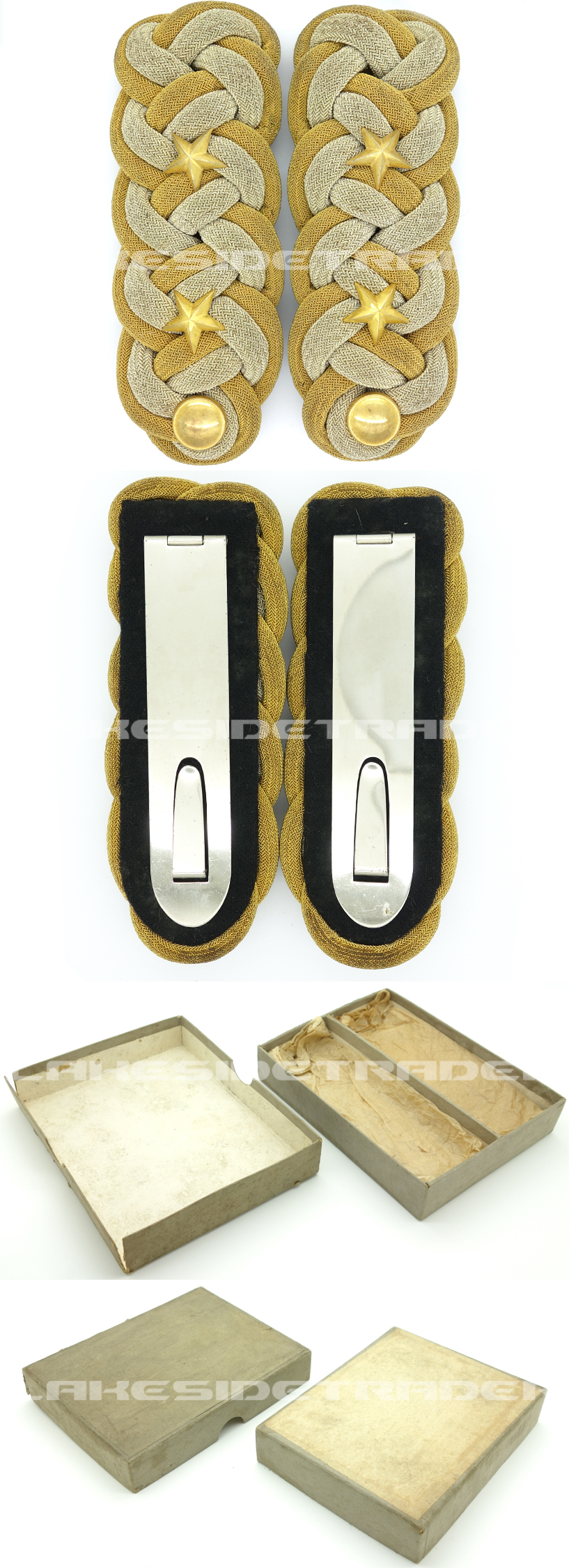 Japan - Cased Medical / Pay Master Shoulder Boards