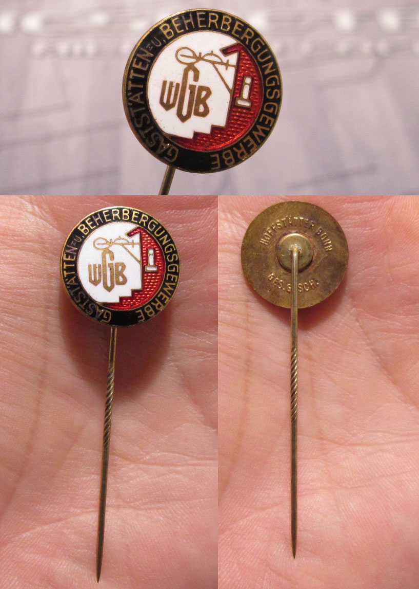 WBG Catering and Accommodation Stickpin