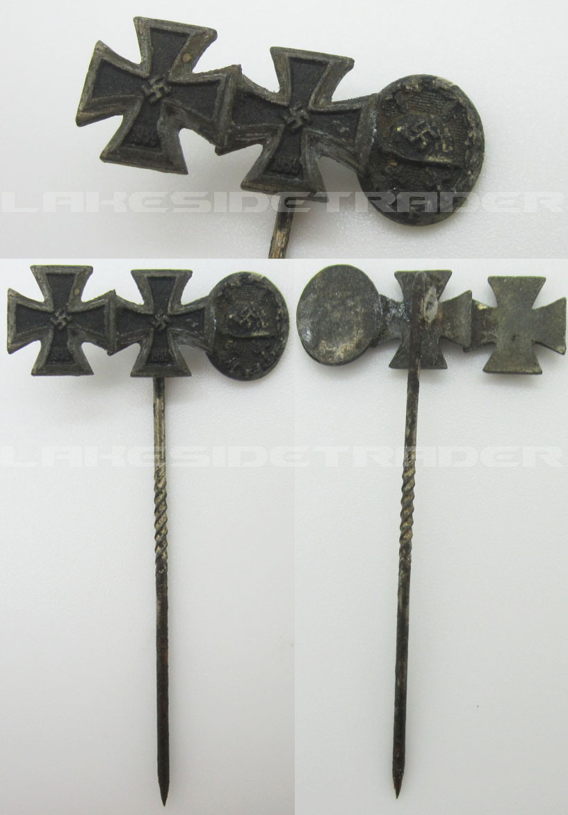 EK1, EK2 and Black Wound Badge 3pc Stickpin
