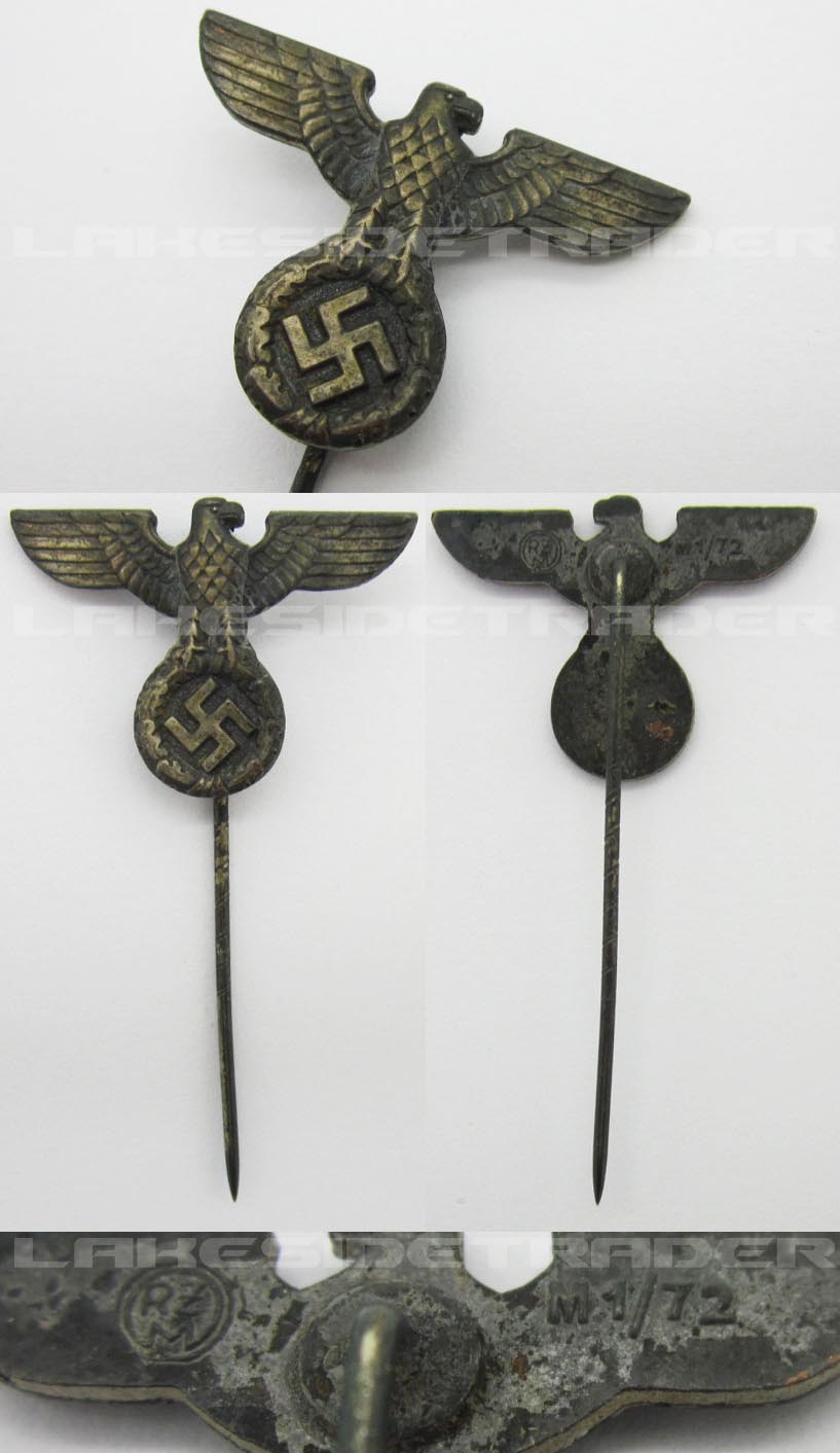 NSDAP National Eagle Lapel Stickpin