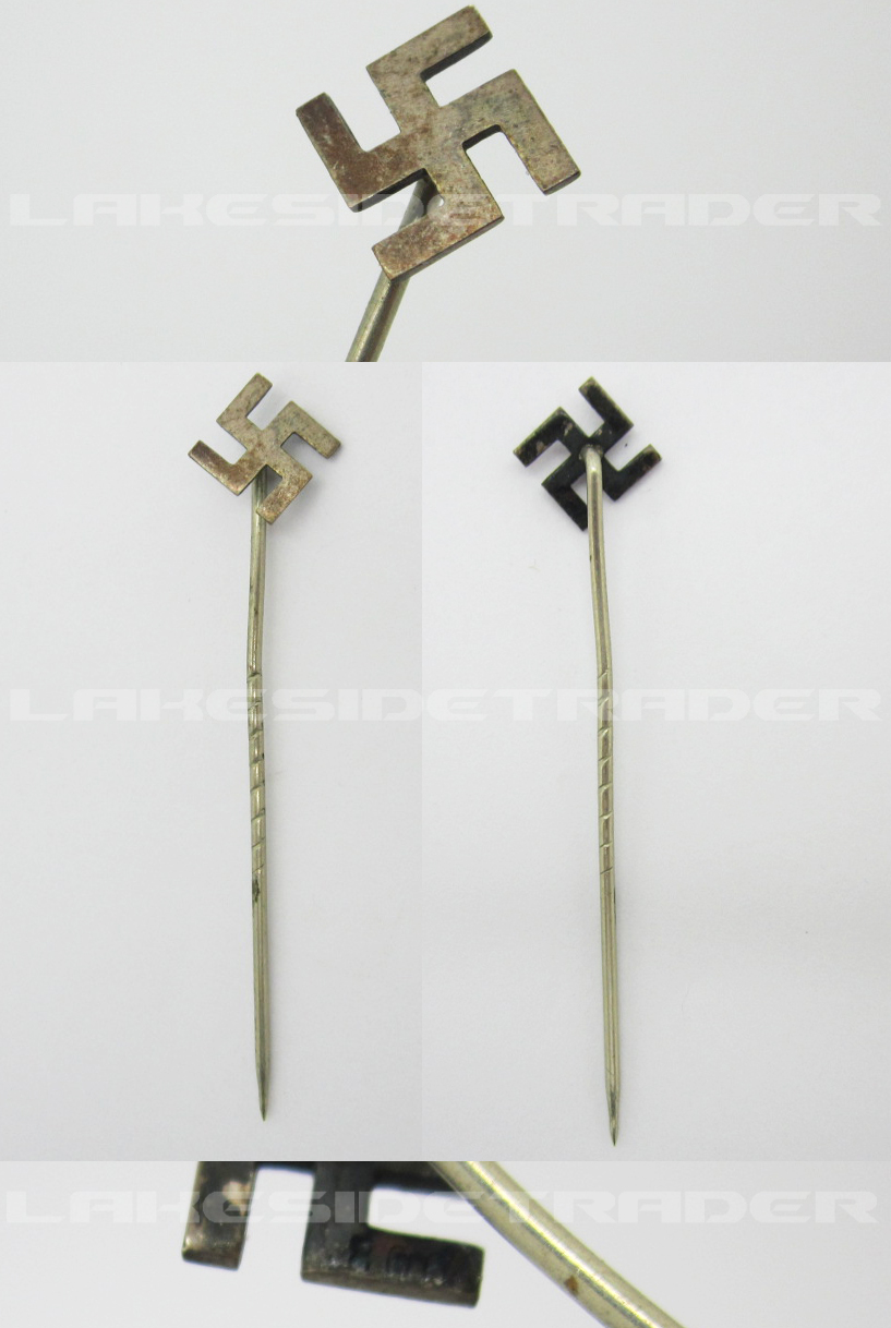 Silver NSDAP Swastika Stickpin