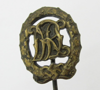 Bronze DRL Sports Badge Stickpin