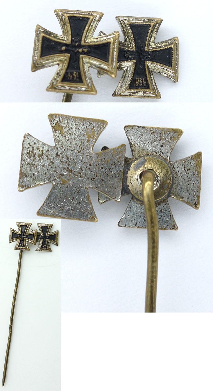 1957 Issue 1st and 2nd Class Iron Cross Stickpin