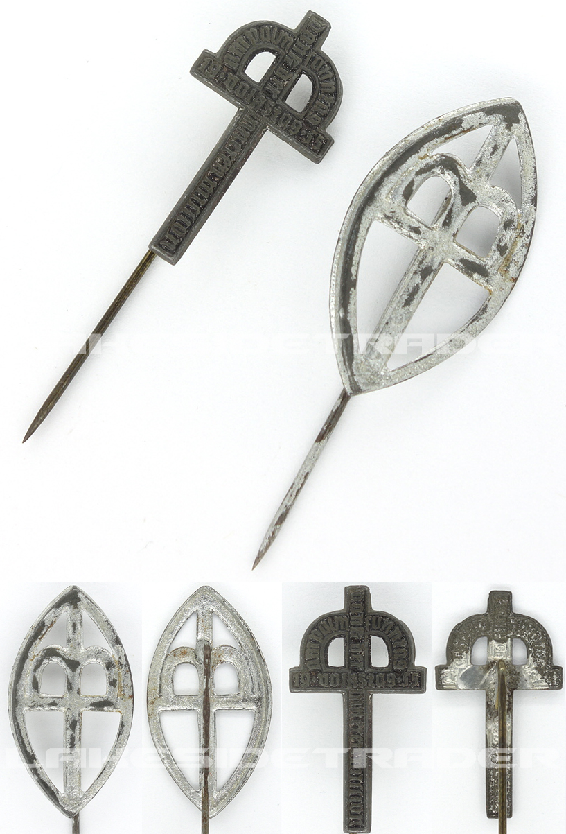 German Inner Mission Stickpins 1935 & 1939