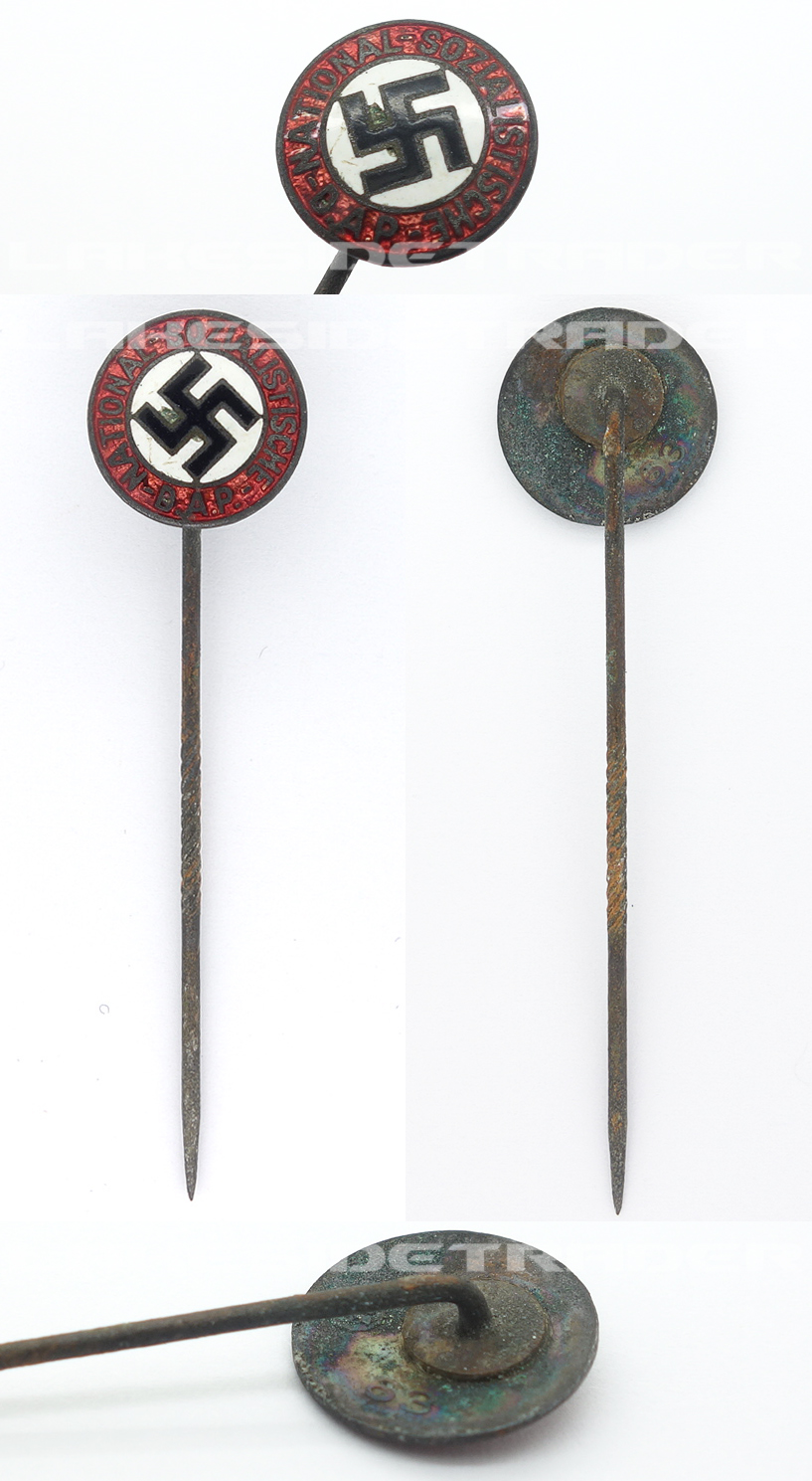 NSDAP Membership Stickpin by S&L
