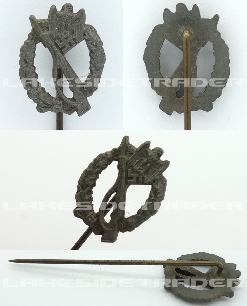 Stickpin - Army Infantry Assault Badge in Bronze