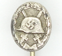 Silver Wound badge Stickpin.