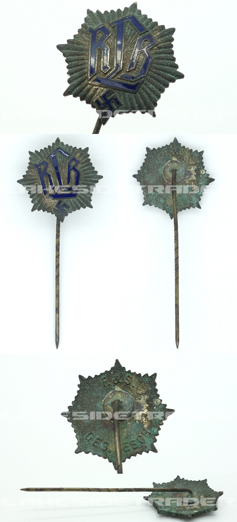 RLB Membership Stickpin by F. & S.