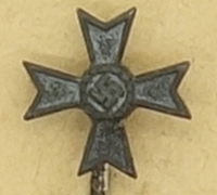 LDO Carded 1st Class War Merit Cross without Swords Stickpin