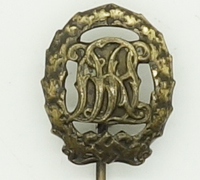 Bronze DRL Sports Badge Stickpin