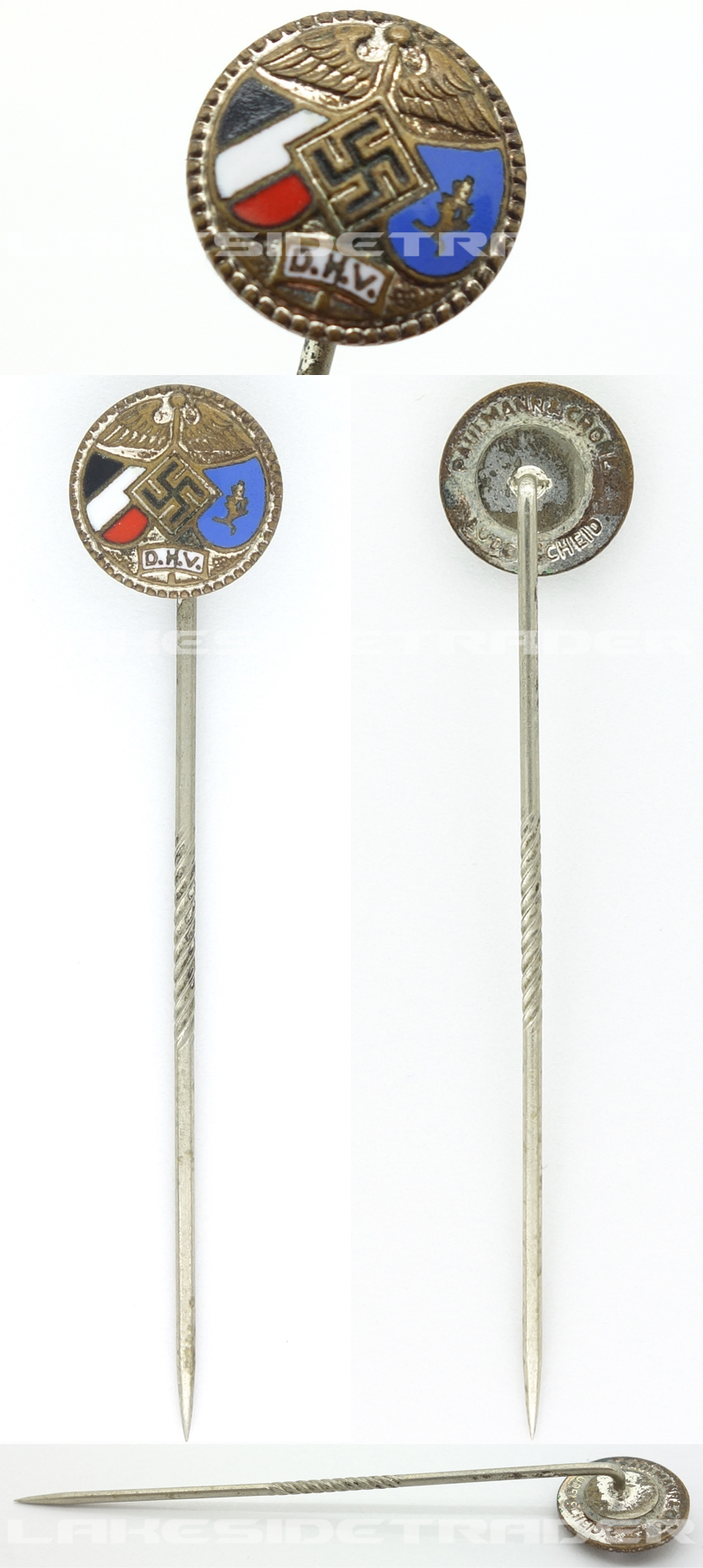 German DHV Membership Stickpin by P&C