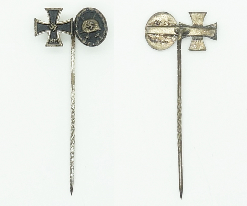 Iron Cross/ Wound Badge Stickpin