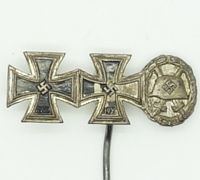 3 piece Stick pin by Godet