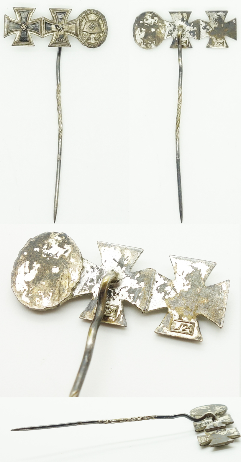 3 piece Stick pin by Godet