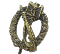 Stickpin - Army Infantry Assault Badge in Bronze