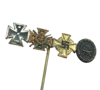 Stickpin – Four-Piece WWI/WWII Award